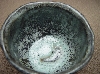 創作唐津茶碗　灰釉　窯変　筒茶碗